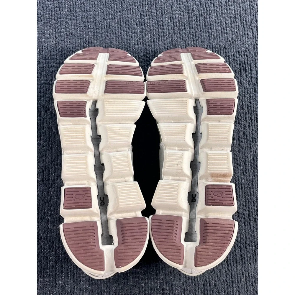 On Cloud 5 On Running Shoes Ice Haze Hay Dust Rose Low Top Sneakers